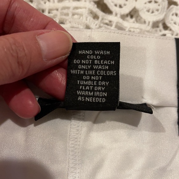 Lane Bryant Crochet Overlay White Cotton Midi Skirt NWT-22 - Picture 8 of 8